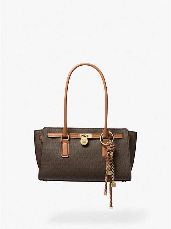 Bolso satchel Hamilton Moderne pequeño BRN/ACORN